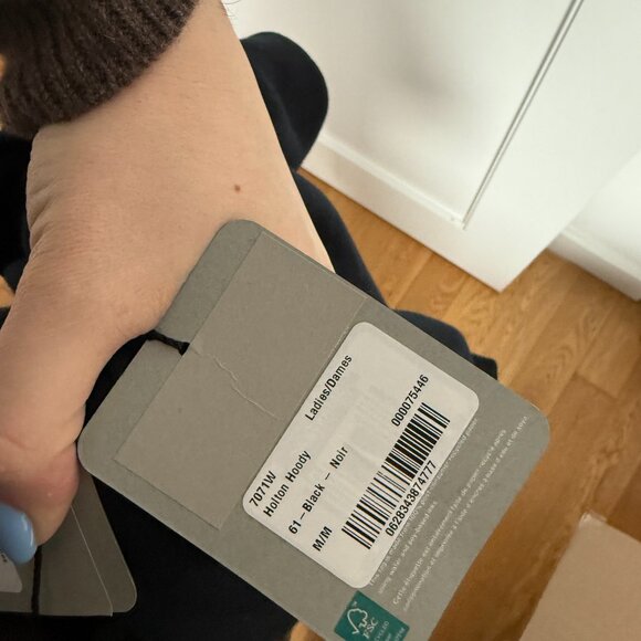 NWT Canada Goose Holton Hoody Sweatshirt In Black Sz Medium Wool Blend - Picture 3 of 8